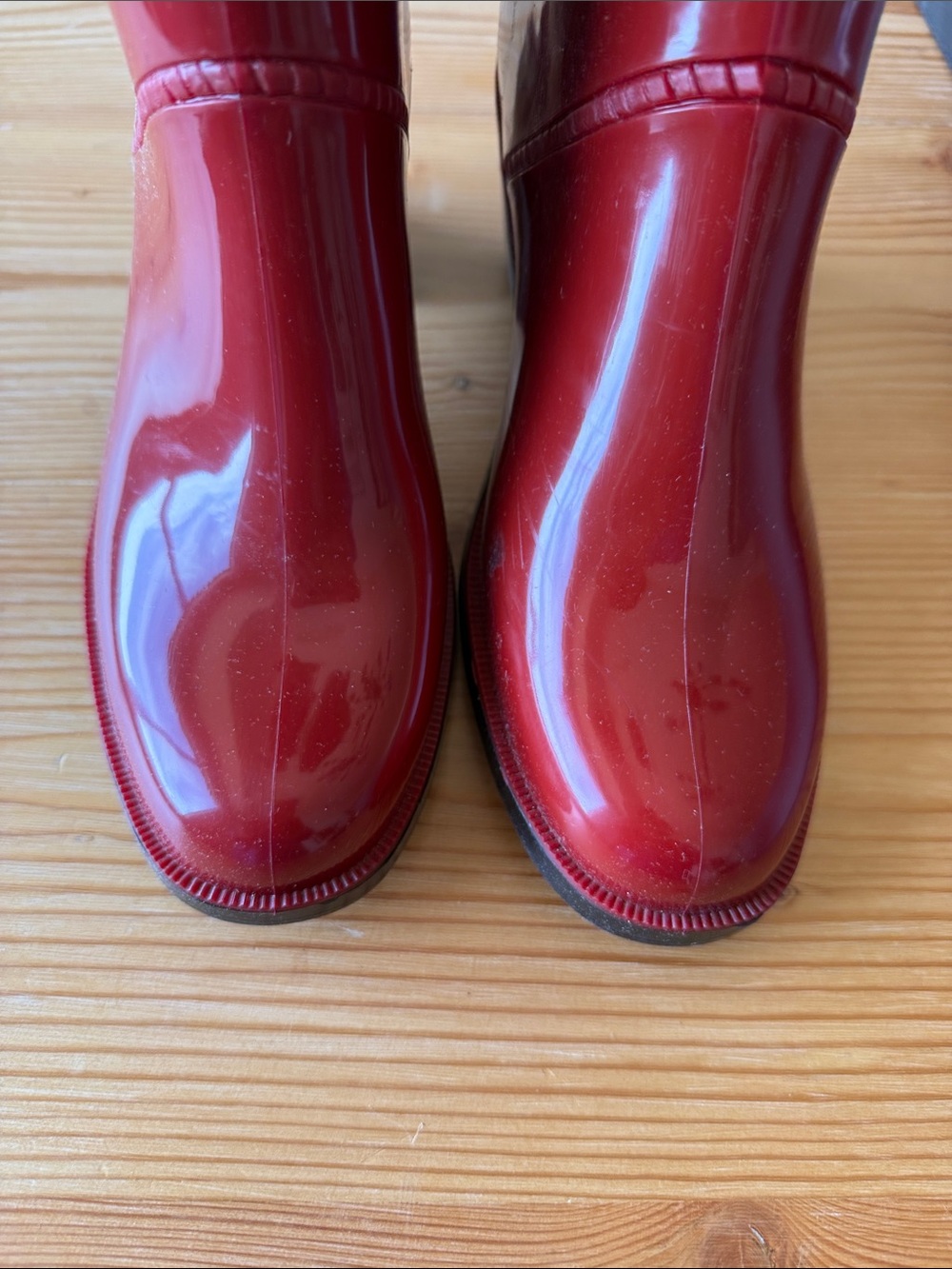 Marc Jacobs Red Patent Rain Boots - Picture 3 of 16